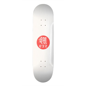 White MEXT Logo Deck